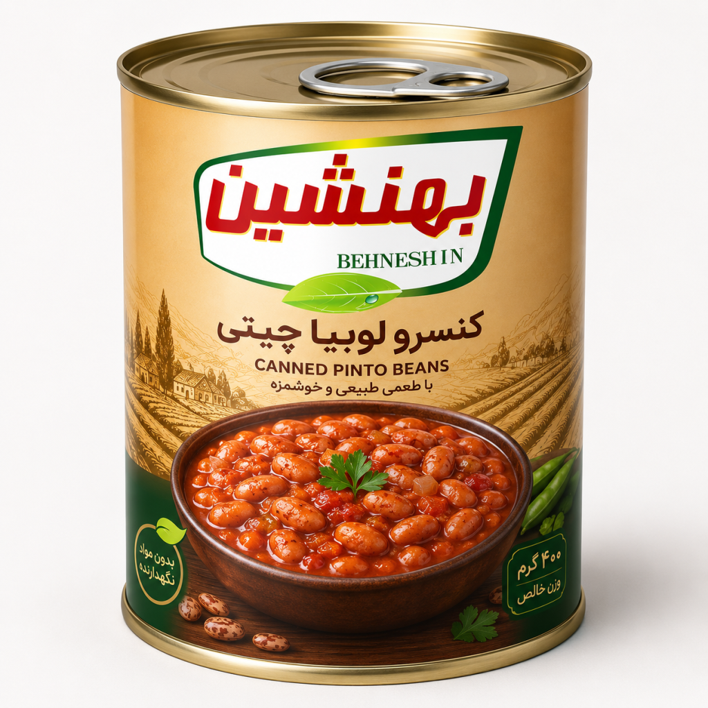 Behnashin Canned Pinto Bean Stew